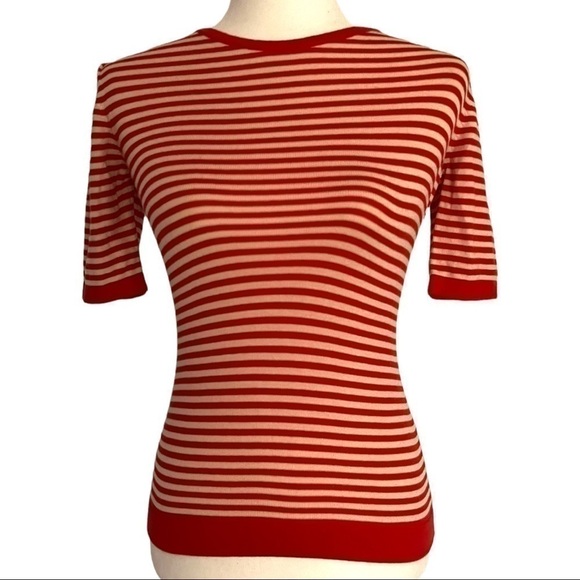 Thomas Pink Striped Sweater Size S - Picture 1 of 3